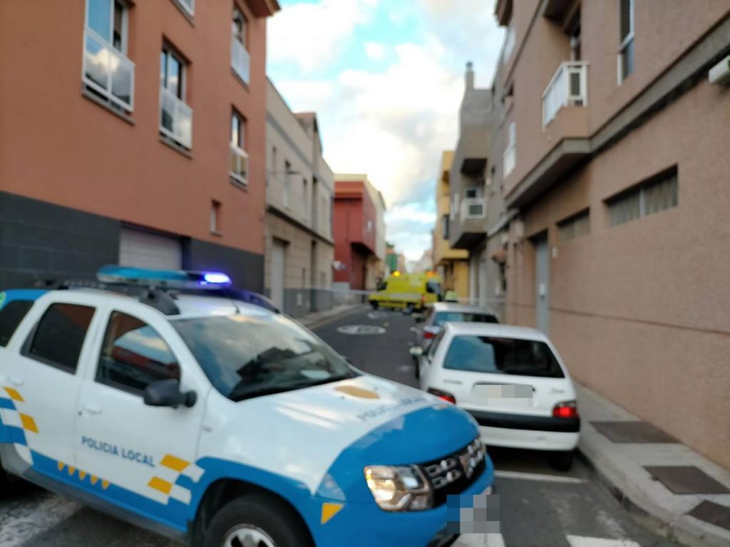 Accidente en La Laguna. DA