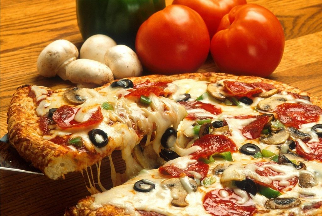 Imagen de recurso de una pizza. Pixabay