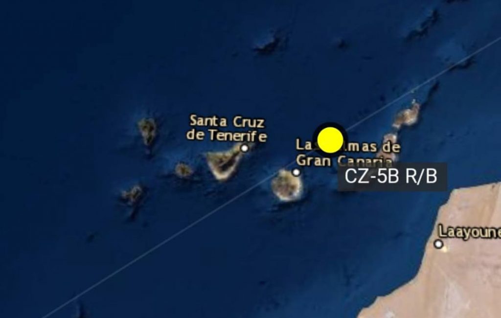 Cohete chino. Mapshot.app