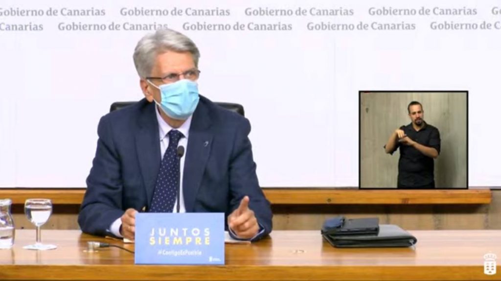 El portavoz del Gobierno canario, Julio Pérez