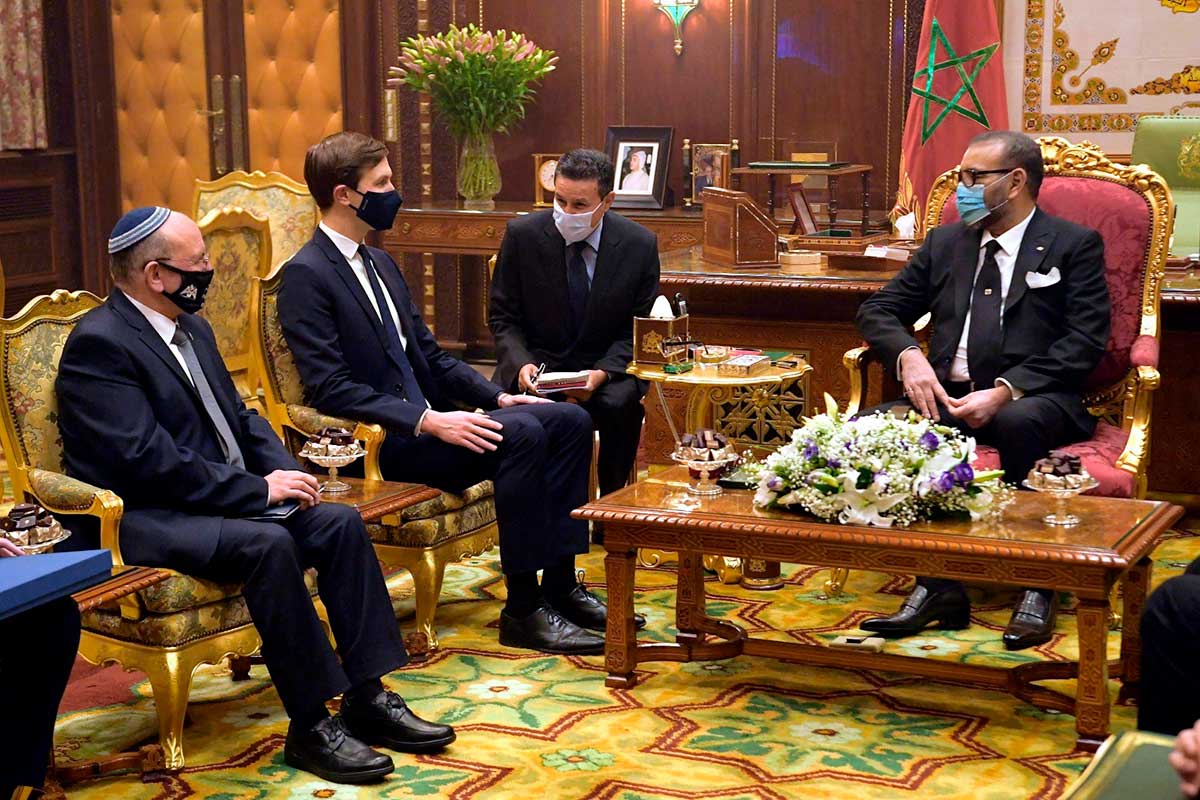 El rey Mohamed VI recibe a una delegación de la Administración Trump encabezada por Jared Kushner