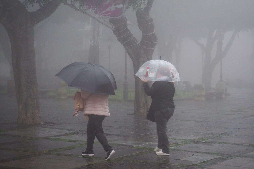 Intensas lluvias en Tenerife