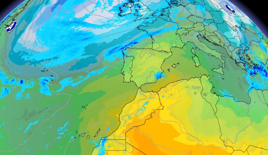 Llega una borrasca profunda a España: lluvias intensas y temperaturas anómalas en estas zonas
