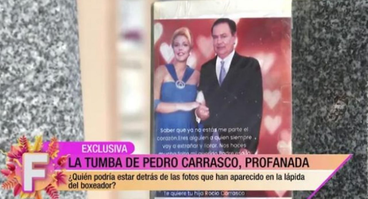 Profanan la tumba del padre de Rocío Carrasco