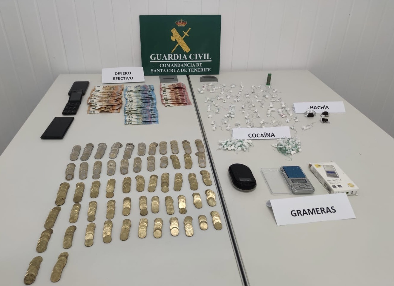 Detienen a un vendedor de droga en La Palma