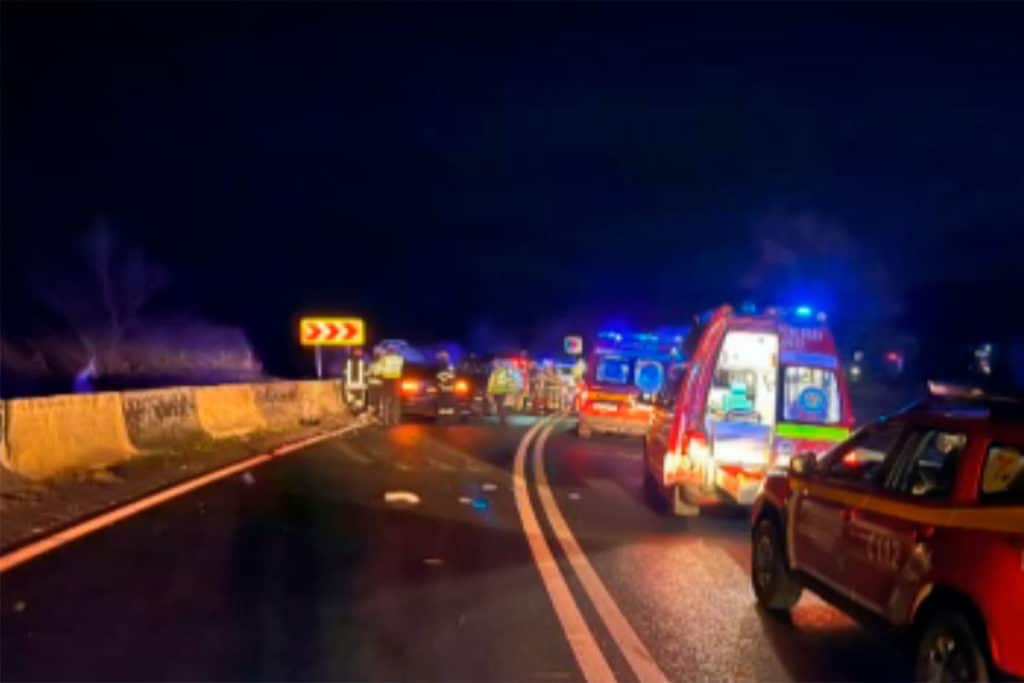 Accidente familia canaria en Rumanía