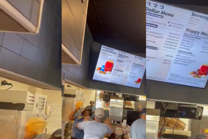 A trompada limpia entre Big Macs: empleados de McDonald's se pelean en medio del restaurante
