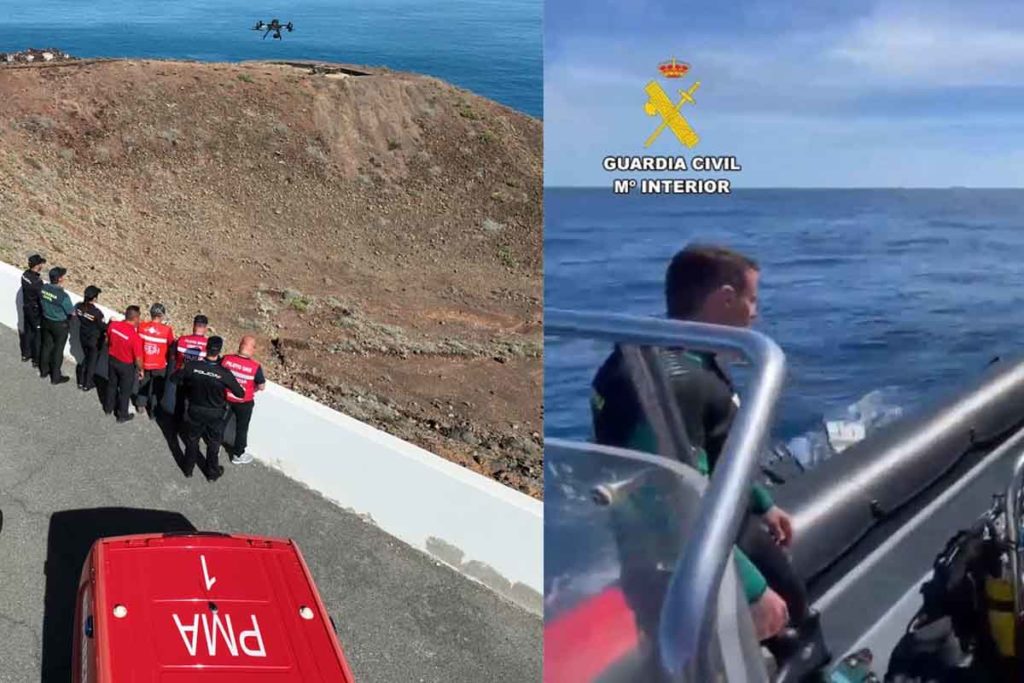 Zona de El Confital en Canarias donde se realiza la búsqueda