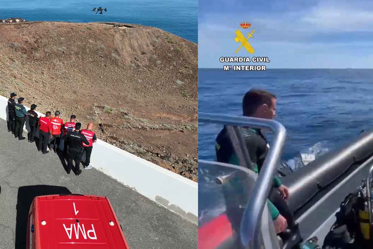 Zona de El Confital en Canarias donde se realiza la búsqueda