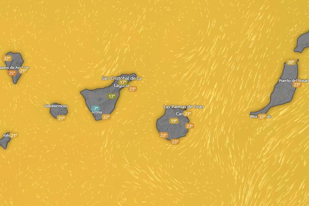 Se espera según la Aemet calima y calor en Canarias