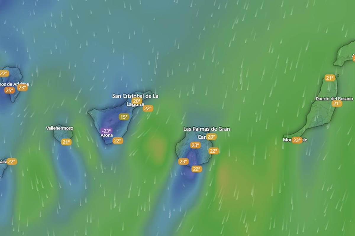El tiempo en Canarias según la Aemet para mañana