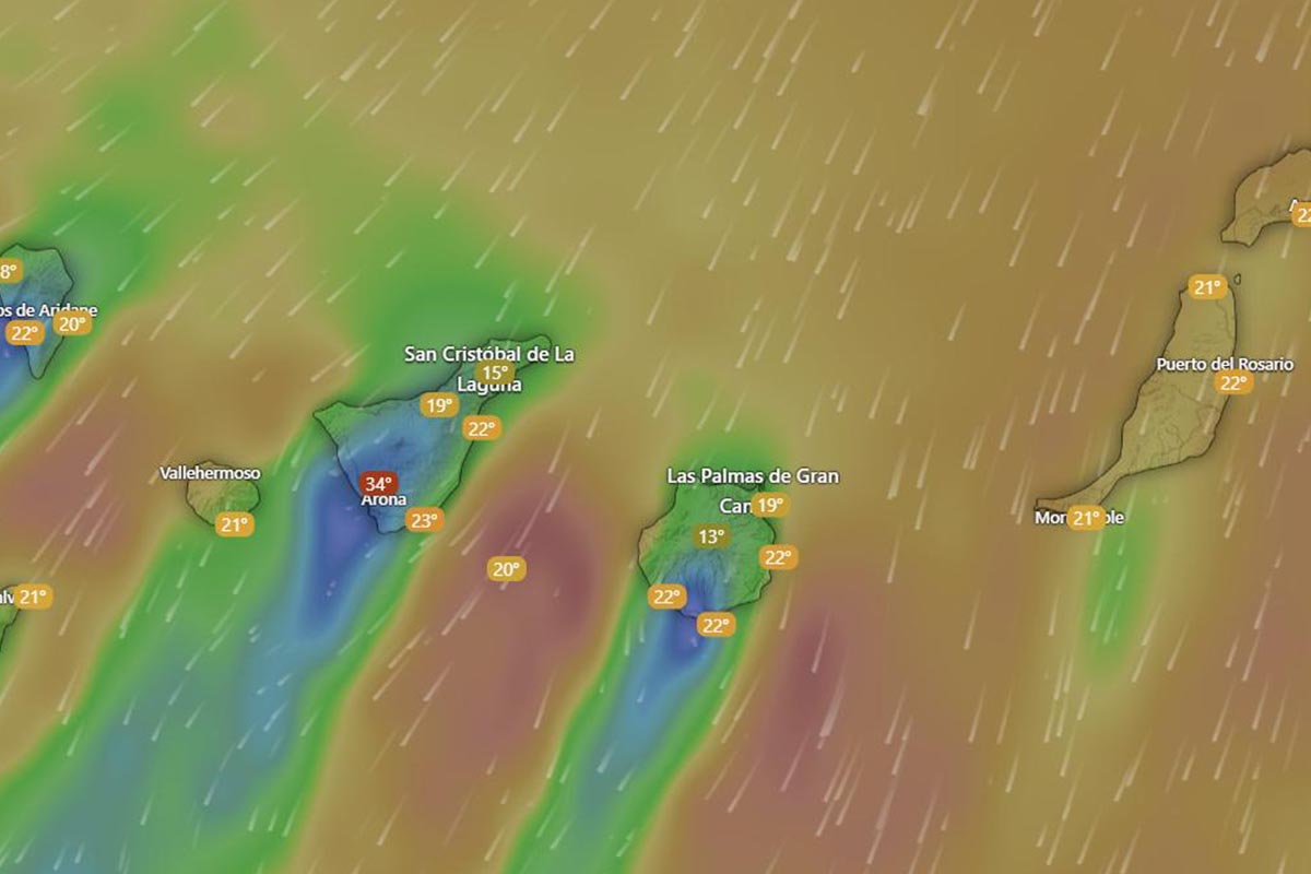 El tiempo en Canarias según la Aemet