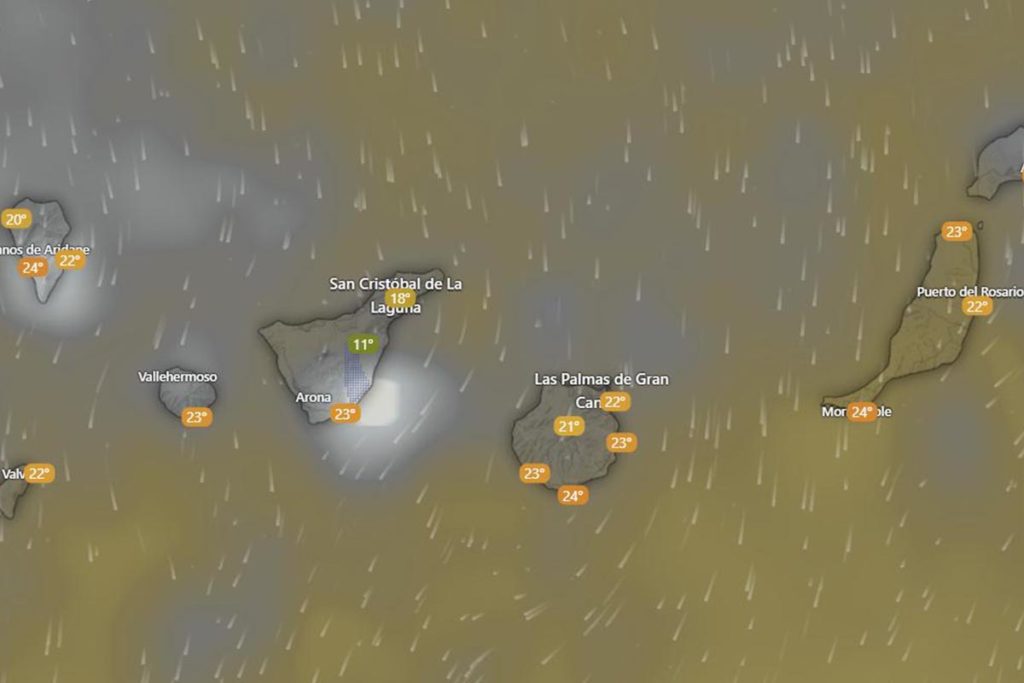 El tiempo en Canarias