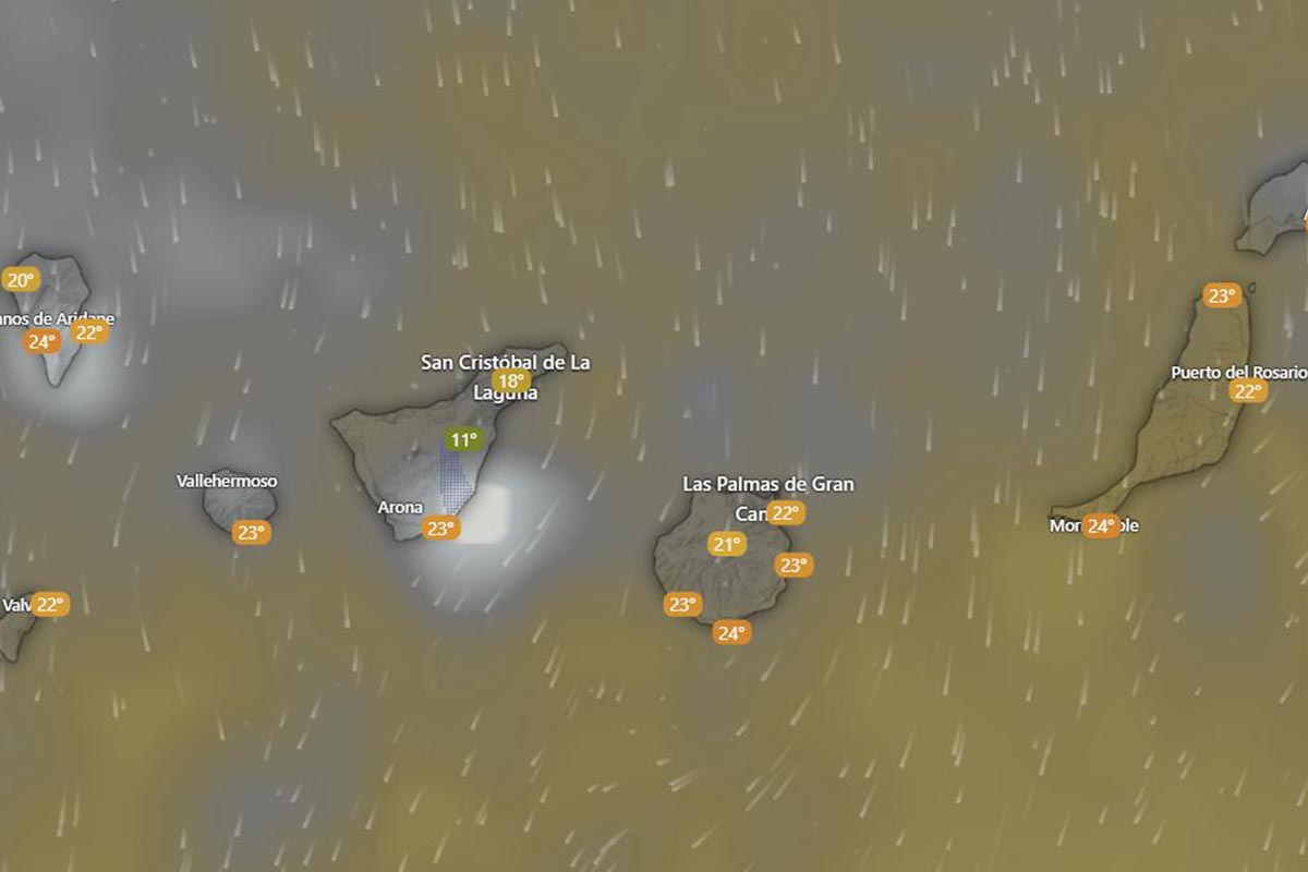 El tiempo en Canarias