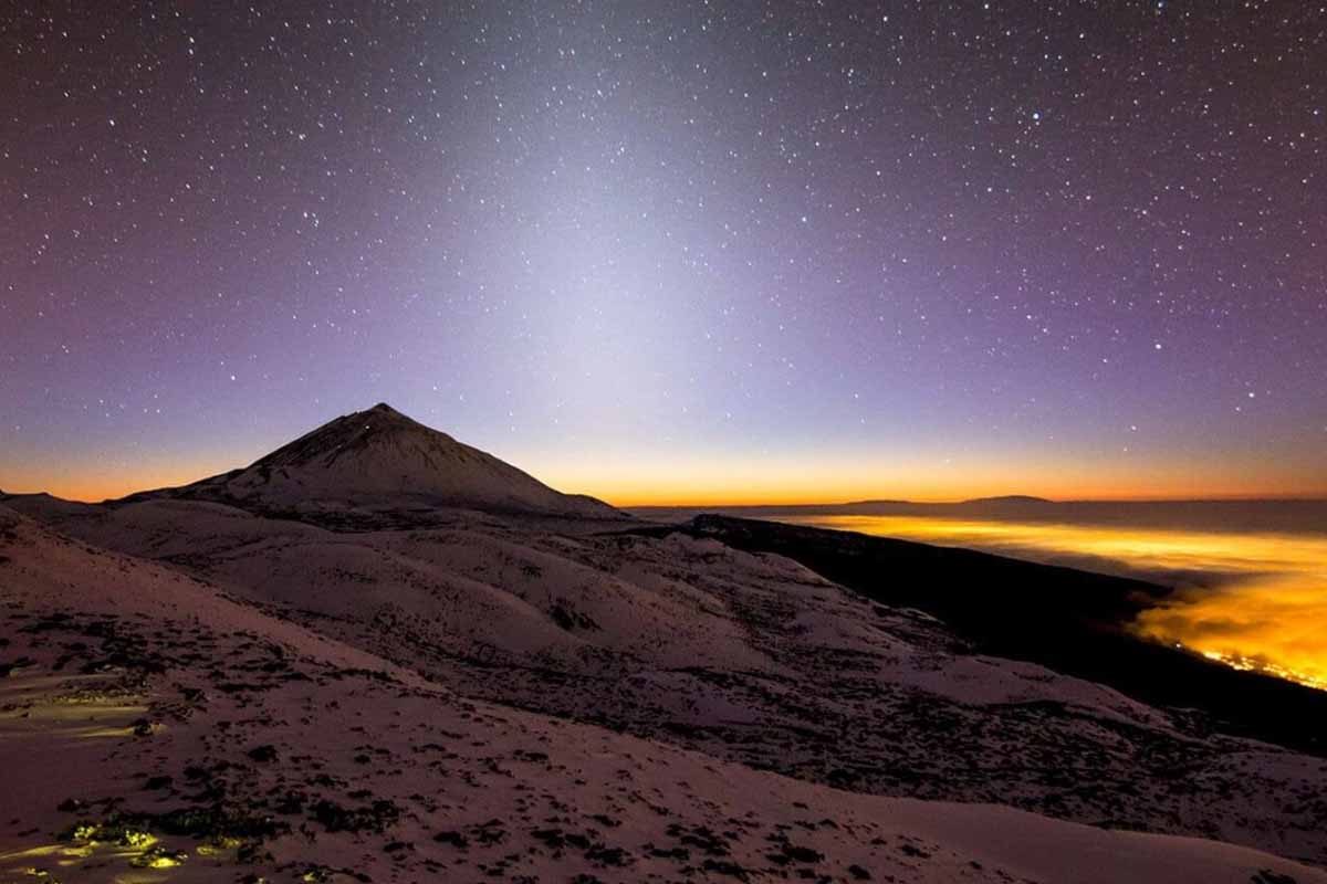 Lluvia de estrellas en Canarias