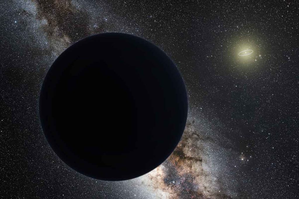 Planeta 9 oculto de La Tierra