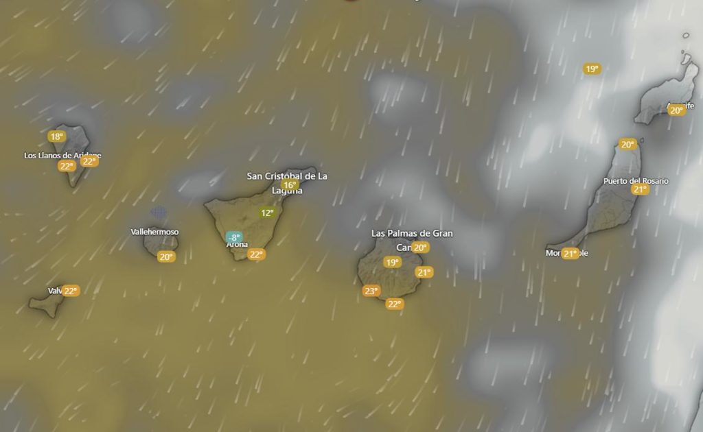 el tiempo en Canarias Aemet