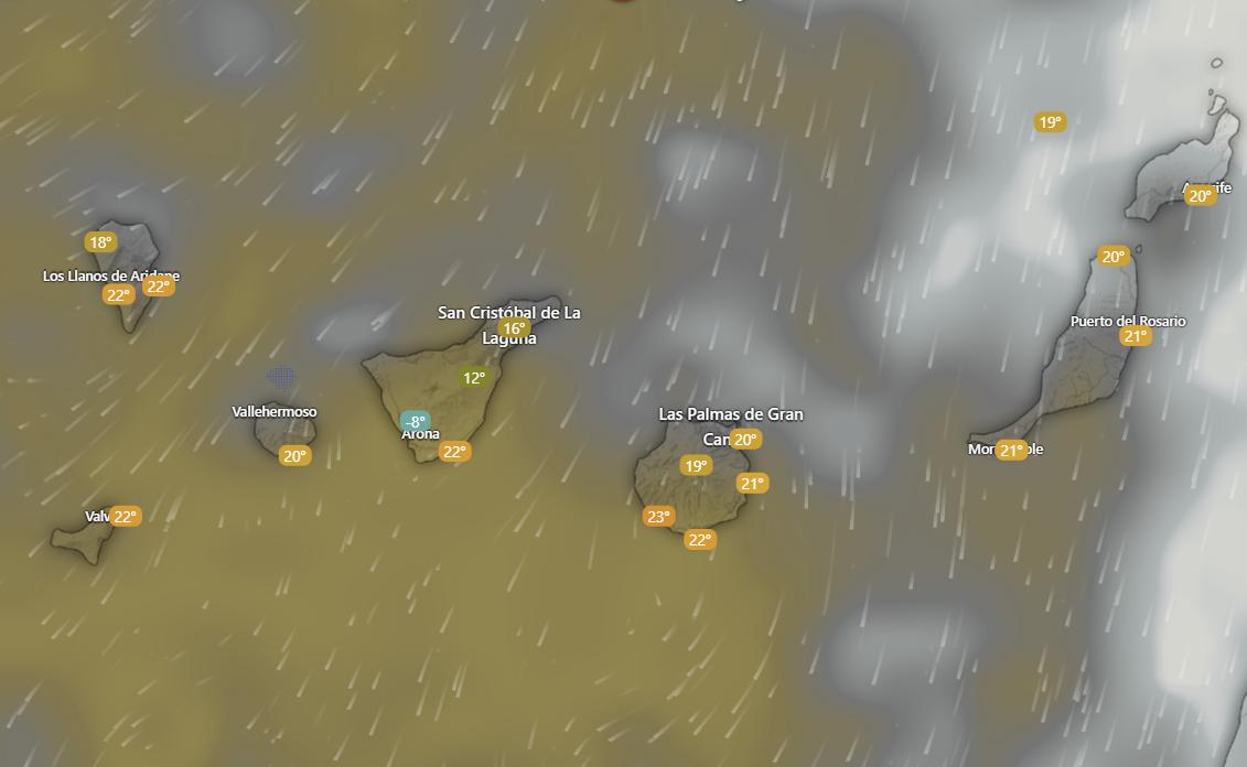 el tiempo en Canarias Aemet