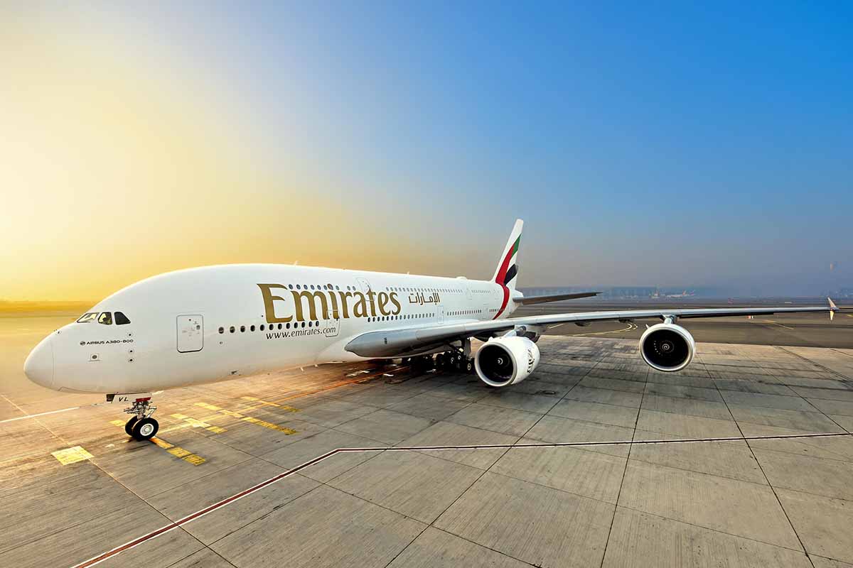 Avión de Emirates