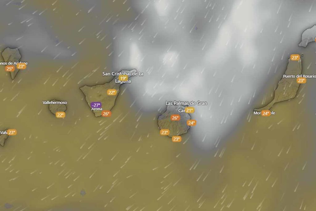 El tiempo en Canarias Aemet