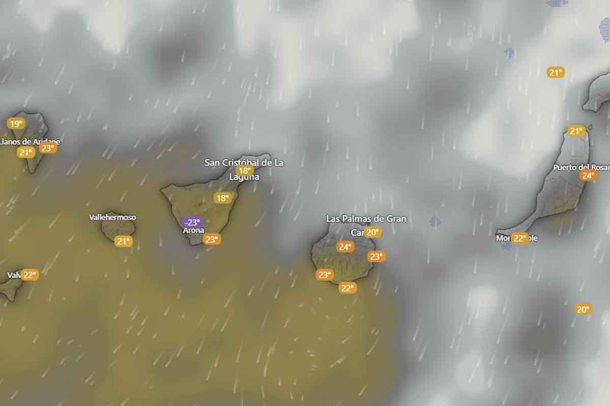 Potaje Meteorológico En Canarias Según El Pronóstico Del Tiempo De La ...