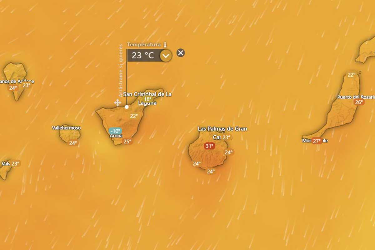 el tiempo canarias aemet