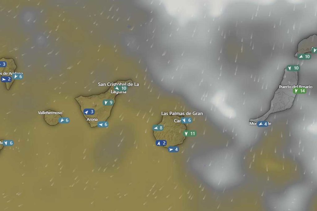 AEMET Canarias tiempo borrasca