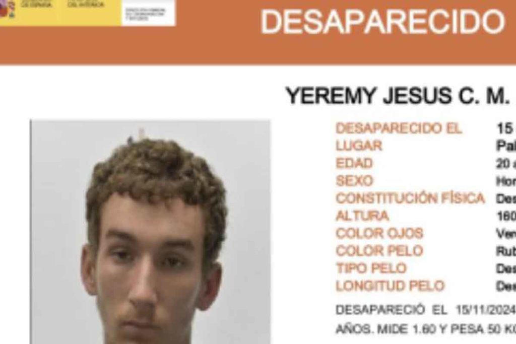 Encuentran a Yeremy Jesús, que había desaparecido en Canarias
