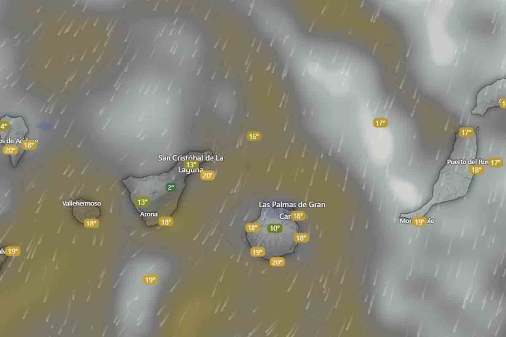 el tiempo en Canarias AEMET