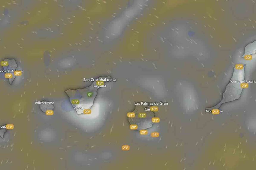 el tiempo Canarias AEMET