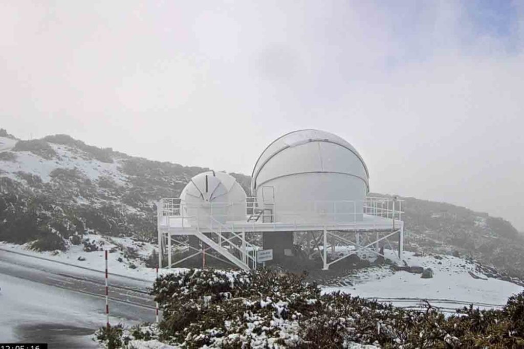 Nieve en Canarias AEMET