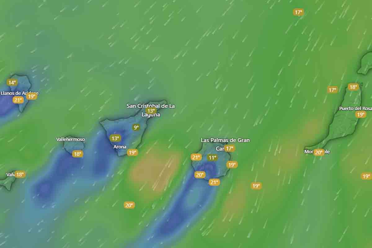 nueva DANA en Canarias AEMET