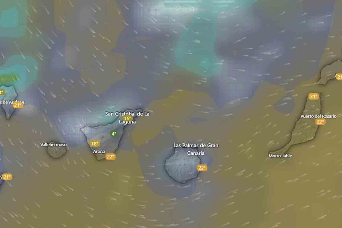 EL tiempo en Canarias por la AEMET