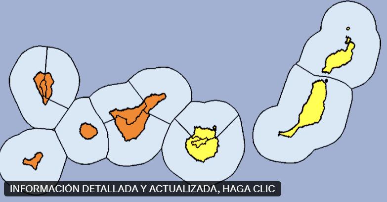 El tiempo Canarias AEMET