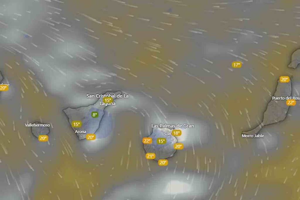 Parte tiempo AEMET Canarias