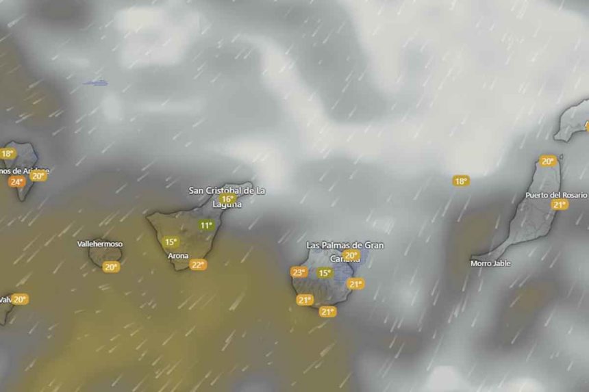 El tiempo en Canarias AEMET