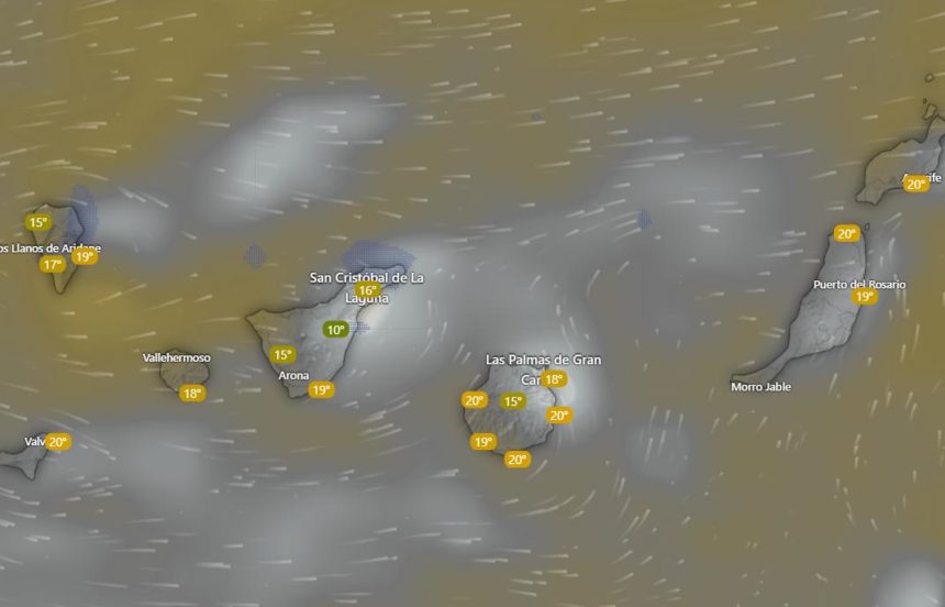 Nueva borrasca AEMET Canarias tiempo