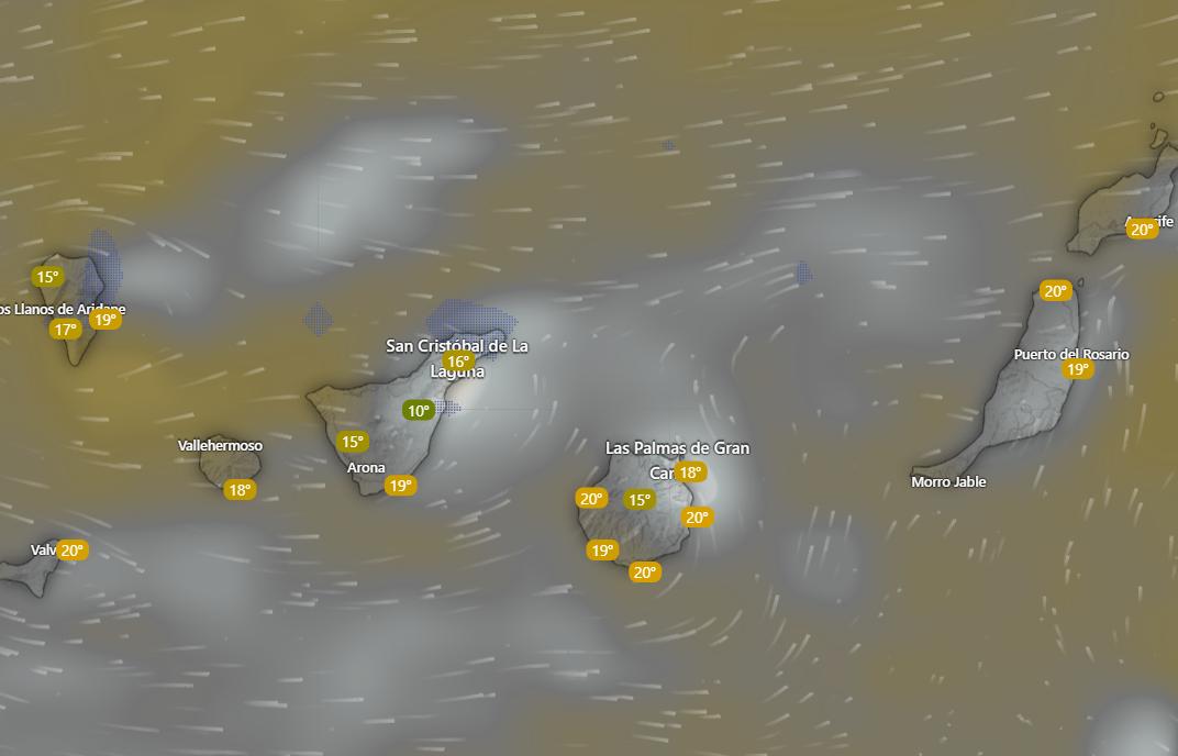 Nueva borrasca AEMET Canarias tiempo
