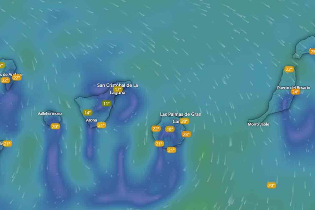 El tiempo en Canarias AEMET