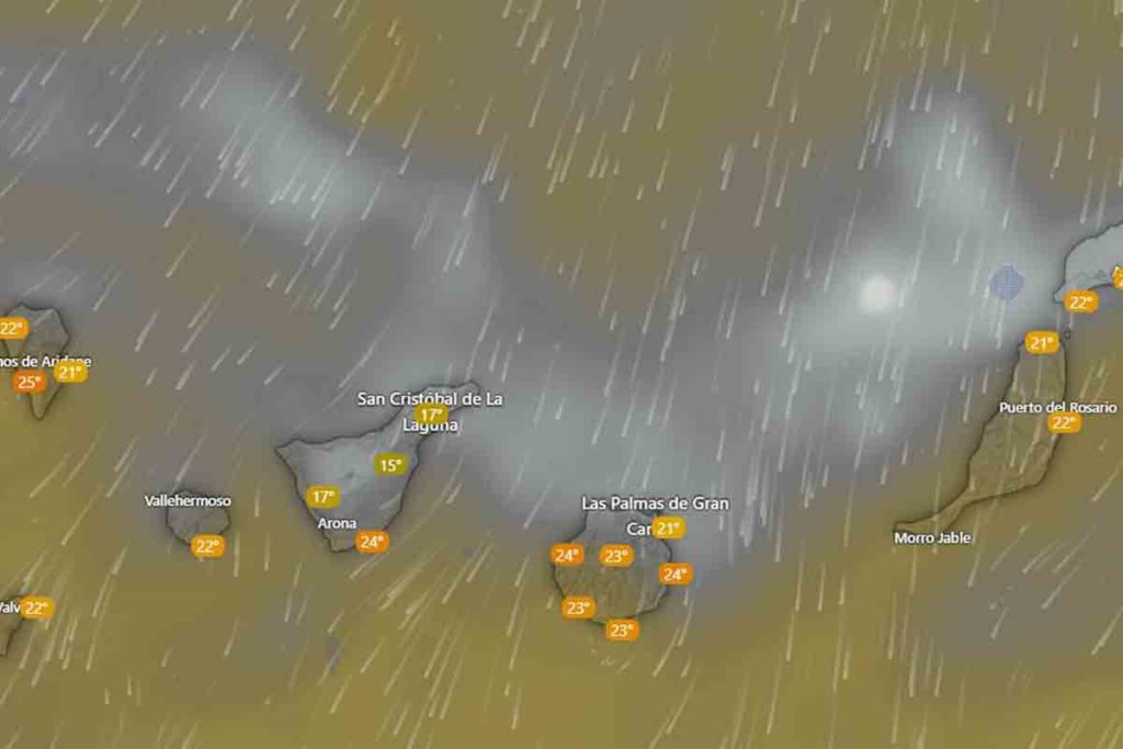 El tiempo en Canarias AEMET