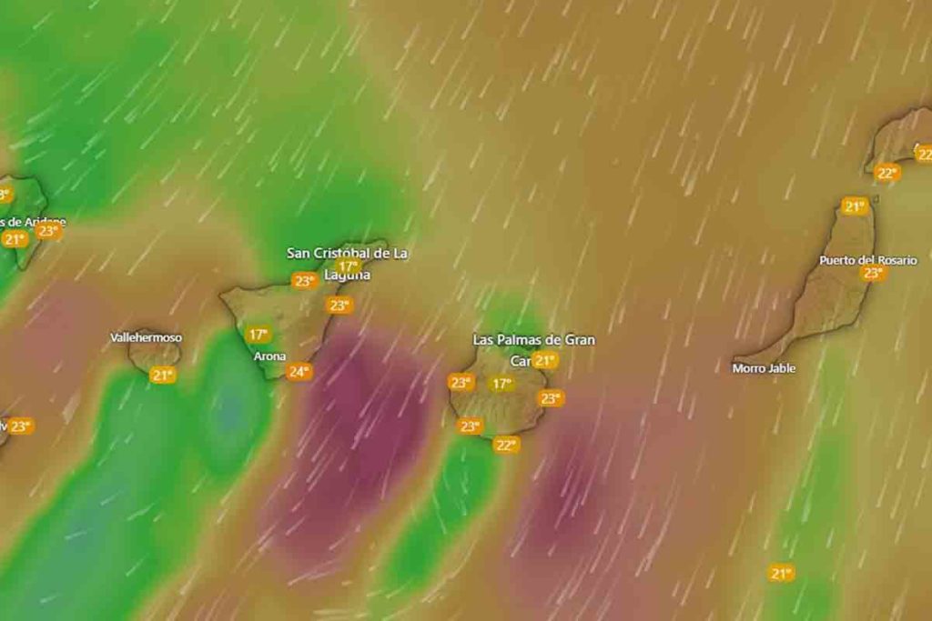 El tiempo en Canarias por la AEMET pronóstico