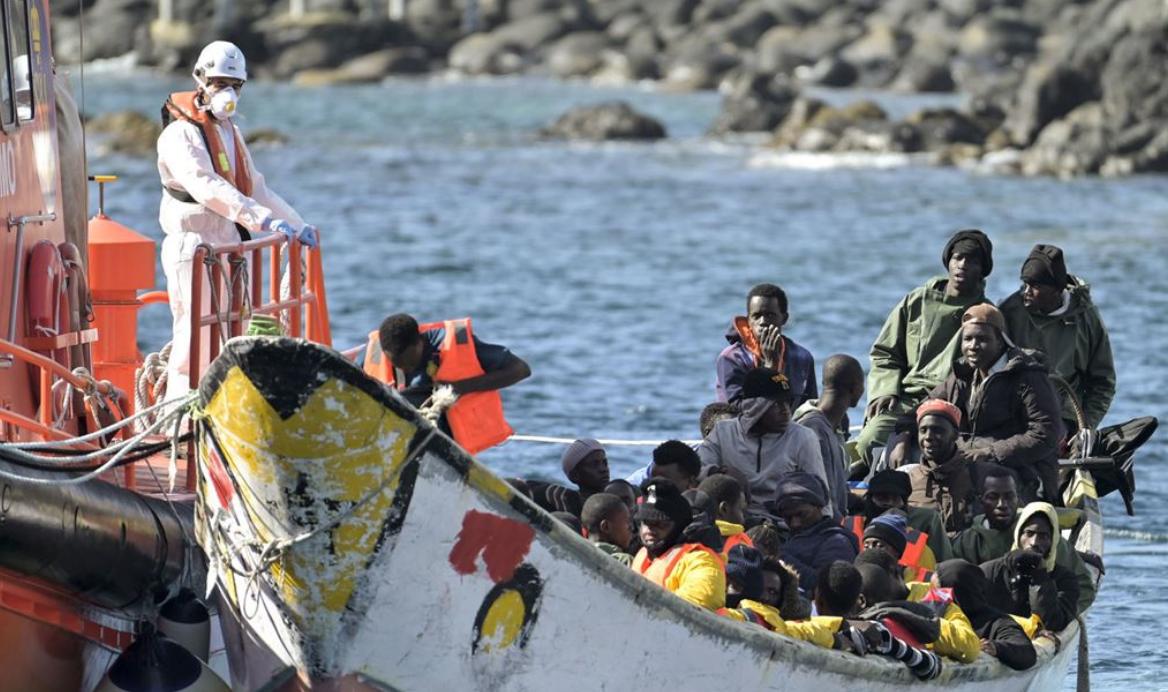 Migrantes inmigrantes Canarias pateras