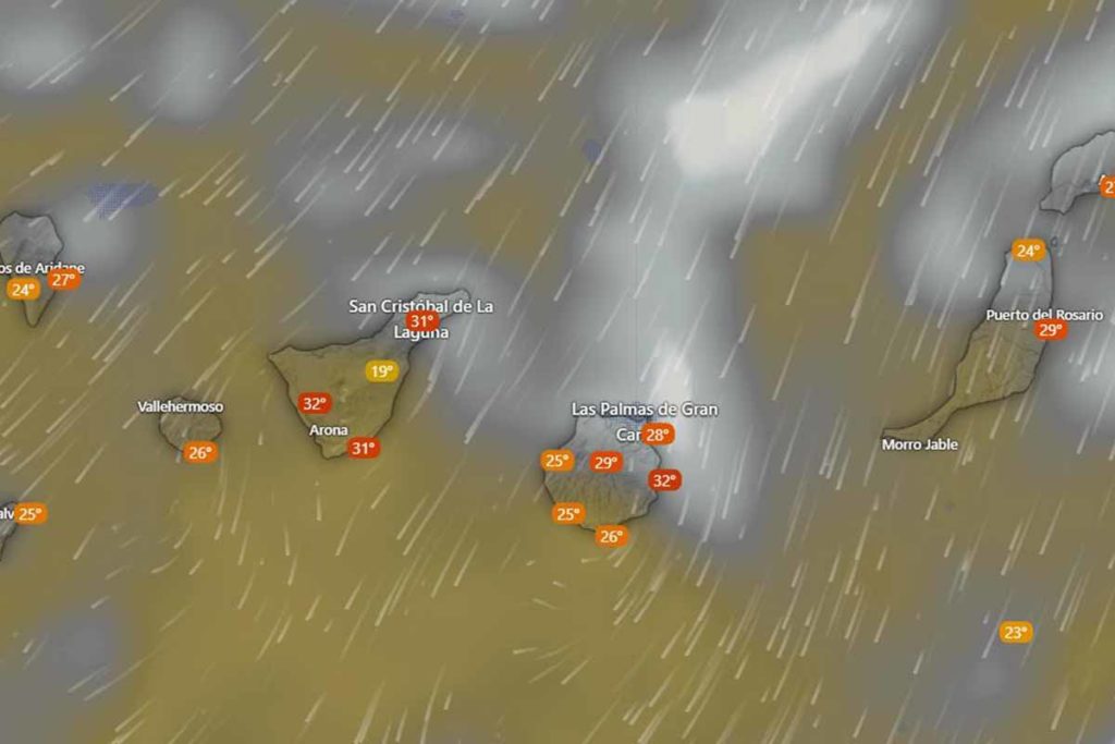El tiempo en Canarias AEMET