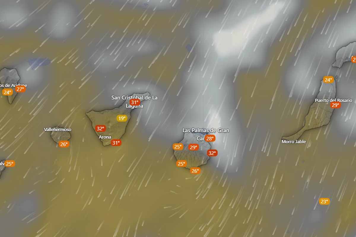 El tiempo en Canarias AEMET
