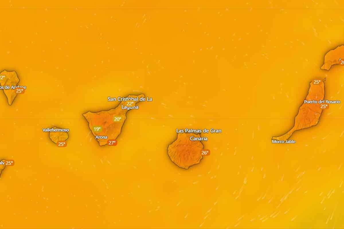El tiempo en Canarias AEMET