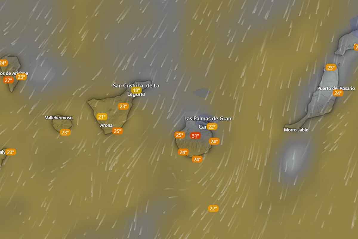 El tiempo en Canarias AEMET
