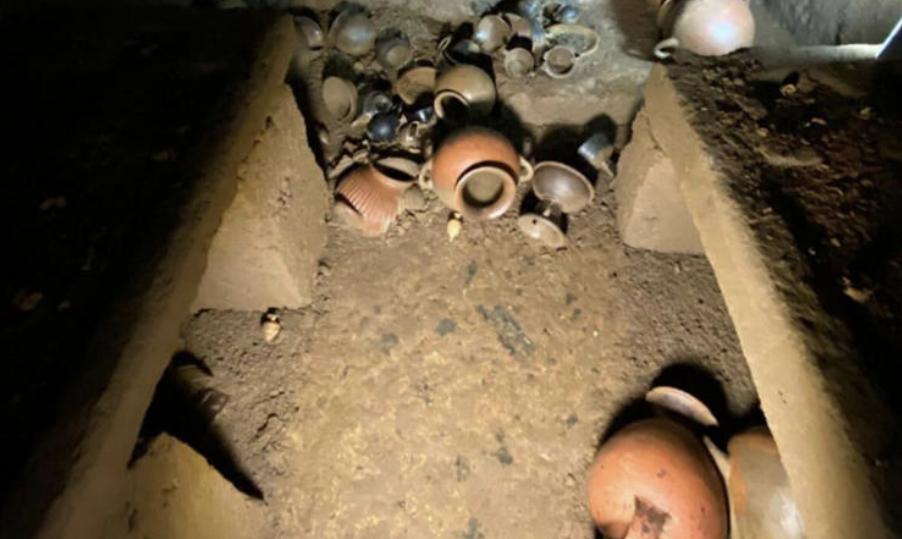 Artefactos encontrados por los arqueólogos