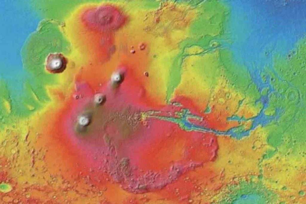 Estructuras Marte NASA descubrimiento