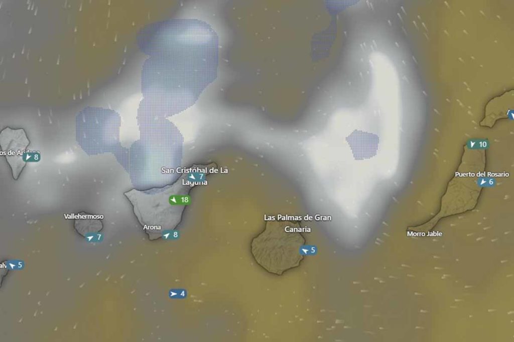 Paso de la borrasca en Canarias - AEMET