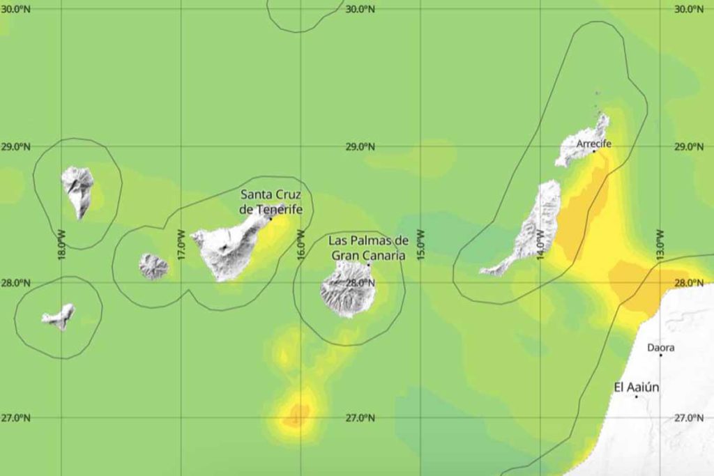 Avisos el tiempo Canarias AEMET